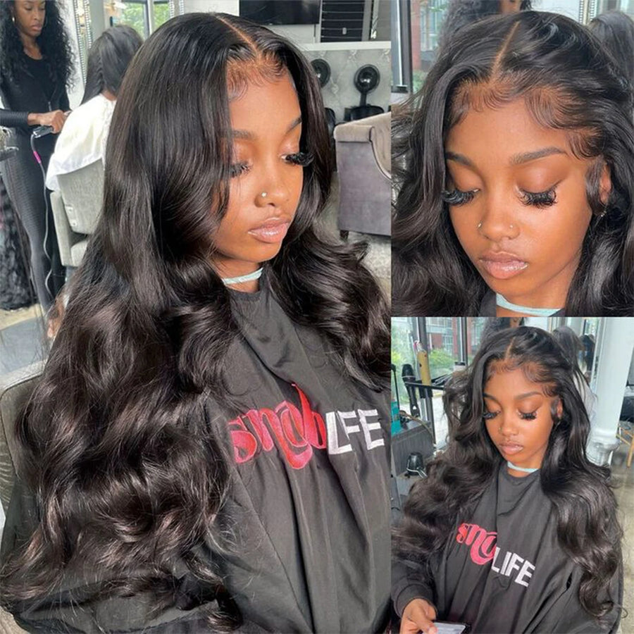 Body Wave Transparent 13x6 Lace Front Human Hair Wigs Remy Raw Indian Wavy 13x4 Lace Frontal Wig For Women 5x5 Closure Wig Sale