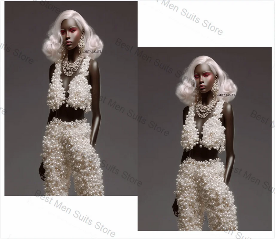White Women Suit 1 Pcs Blazer Formal Office Jacket Customized Wedding Tuxedos Cotton Single Button Coat